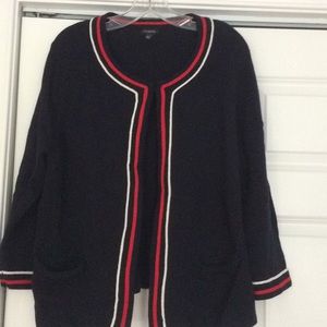 Talbots nautical cotton sweater